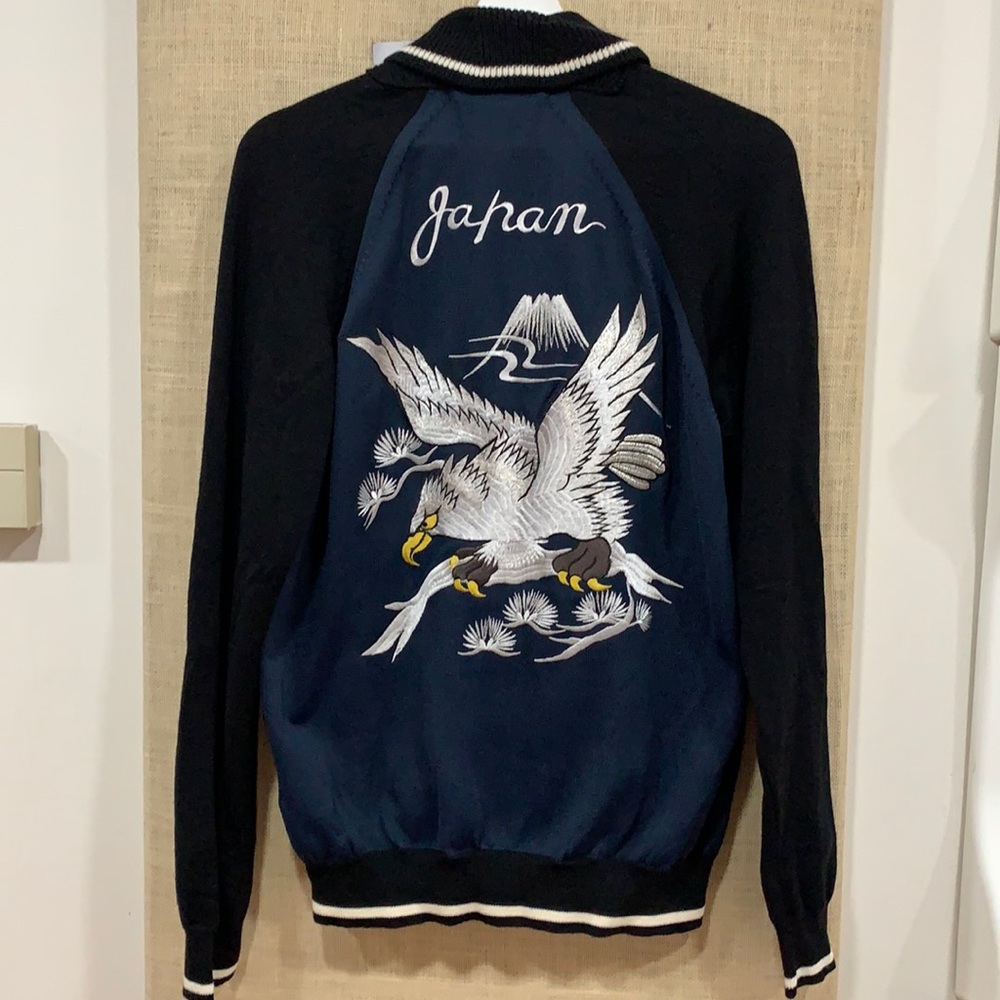 - NWT Junya souvenir knit bomber